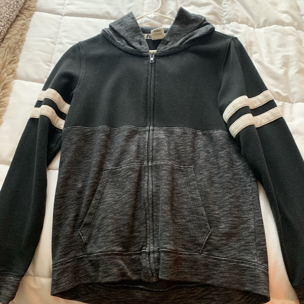 Pink zip up hoodie
